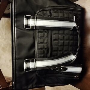 IHKWIP Quilted Convertible On-The-Go Tote ~ Black  NWOT